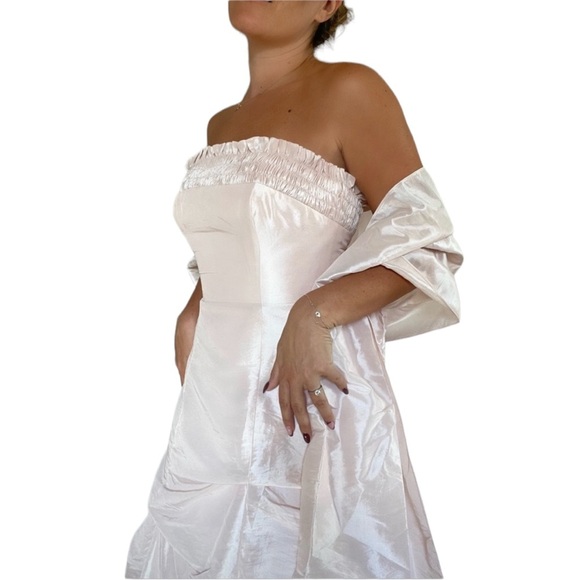 Jovani Strapless Ballgown Light Pink - Picture 5 of 5